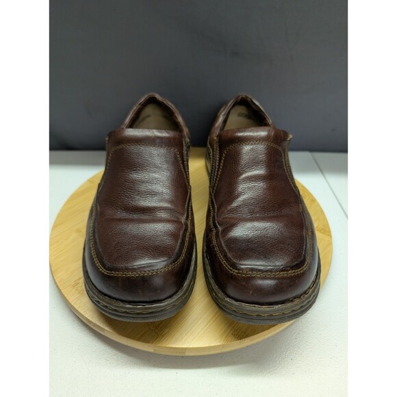 BORN BLAST III Men\'s Size 13 M Brown Leather Slip On Casual Loafer Shoes EUC main image 5